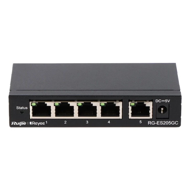 10/100/1000 5-port Reyee RG-ES205GC L2 upravljiv Cloud svič