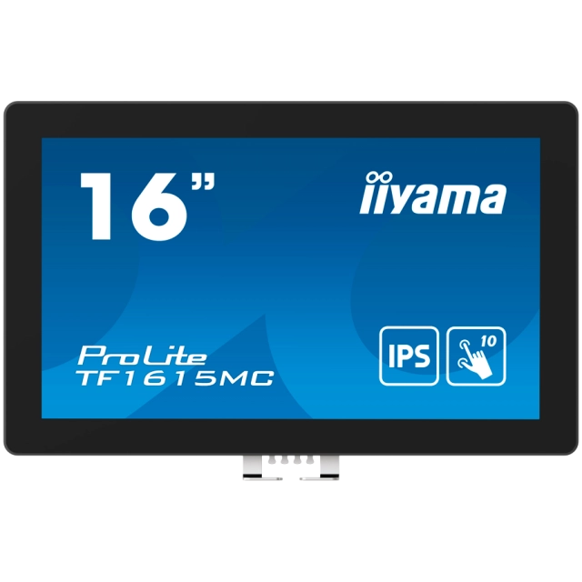 iiyama 15,6" PCAP Bezel Free 10P Touch, 1920x1080, DisplayPort, HDMI, VGA, 405cd/m2 (with touch), USB Interface, Through Glass (Gloves) mode, External Power Adapter, MultiTouch only with supported OS, Open frame model with seal, IP65 front