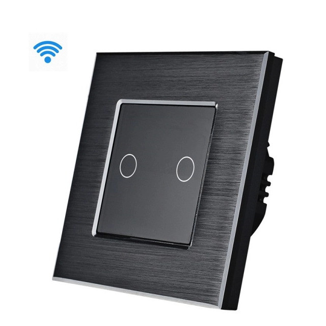 Exeshop 2G Wi-Fi pametni prekidači AL NN Crni  (WIFI TOUCH SWITCH)
