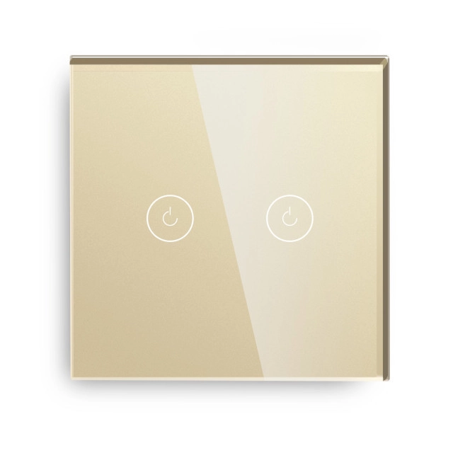Exeshop 2G1W 300W Zlatni (TOUCH SWITCH)
