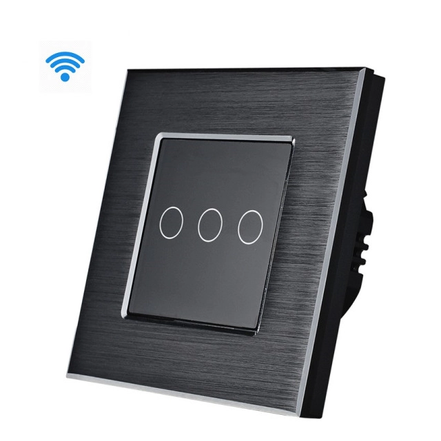 Exeshop 3G Wi-Fi pametni prekidači AL NN Crni  (WIFI TOUCH SWITCH)