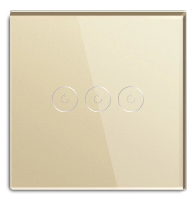 Exeshop 3G1W 300W Zlatni (TOUCH SWITCH)