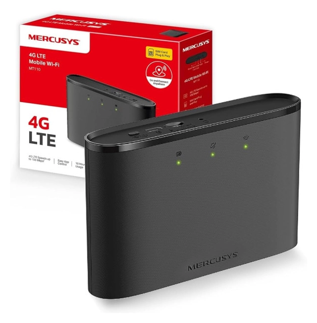 4G ruter Mercusys MT110 150Mbps/SIM slot/2200mAh