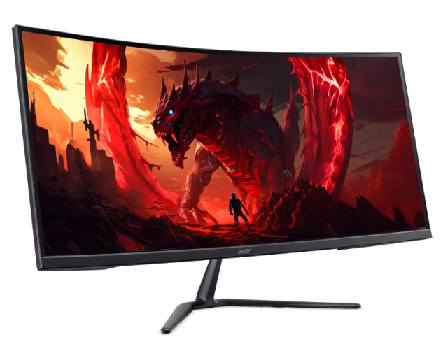 ACER 34 inča ED340CURJ0BMIIPX Nitro ED0 UWQHD 3440x1440 VA 120 Hz zakrivljeni gaming monitor 