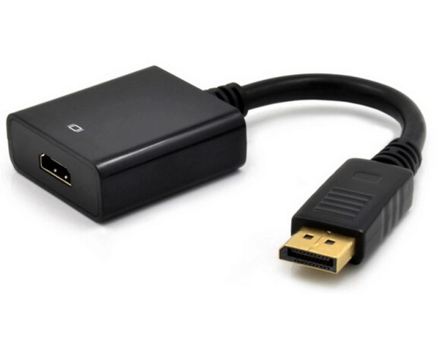 Adapter E-Green DisplayPort (M) - HDMI (F) crni
