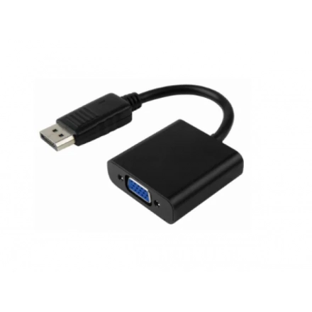 Adapter E-Green DisplayPort - VGA D-sub M/F crni