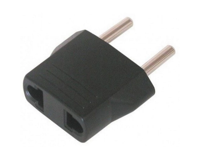 Adapter E-Green Euro utikac - USA uticinca crni