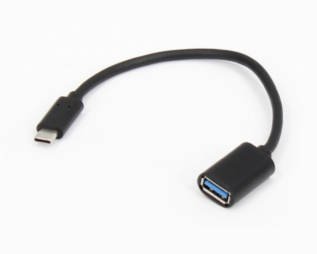 Adapter E-Green USB 3.1 TIP C (M) - USB 3.0 (F) - OTG 0.15m crni