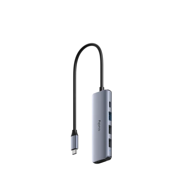 Adapter-konverter Cudy UH405 USB Tip C 1xUSB-A 3.0/2xUSB-A 2.0/HDMI