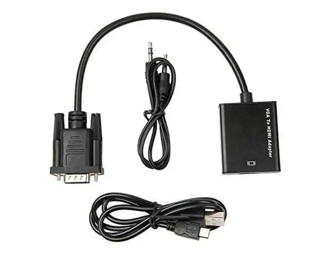Adapter konverter VGA-HDMI+Audio Linkom M/Ž