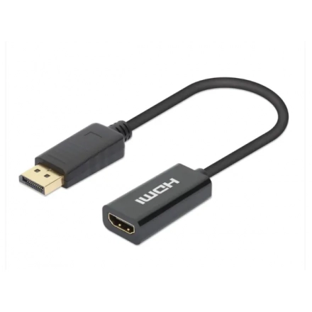 Adapter Manhattan 153713 Displayport - HDMI M/F 4K/60Hz