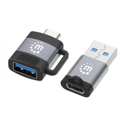 Adapter Manhattan 356329 USB 3.0 - USB-C M/F - F/M set 2 adaptera