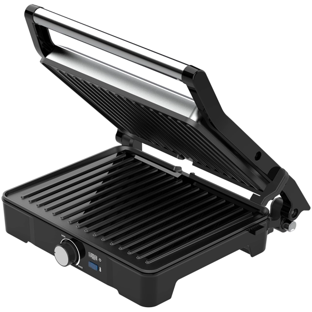 AENO Electric Grill EG2: 2000W, Temperature regulation, Max opening angle -180°, Plate size 290*234mm