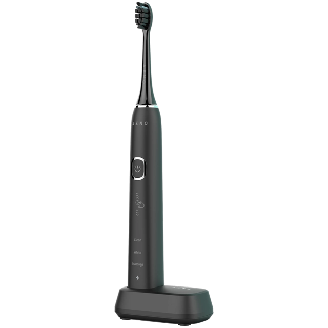 AENO Sonic Electric Toothbrush, DB4: Black, 9 scenarios, with 3D touch, wireless charging, 46000rpm, 40 days without charging, IPX7