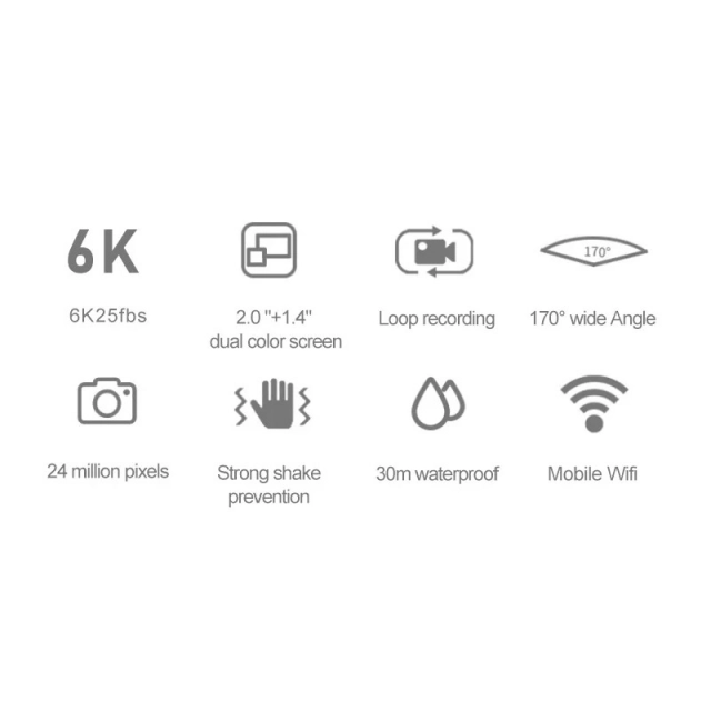 Akciona kamera 6K