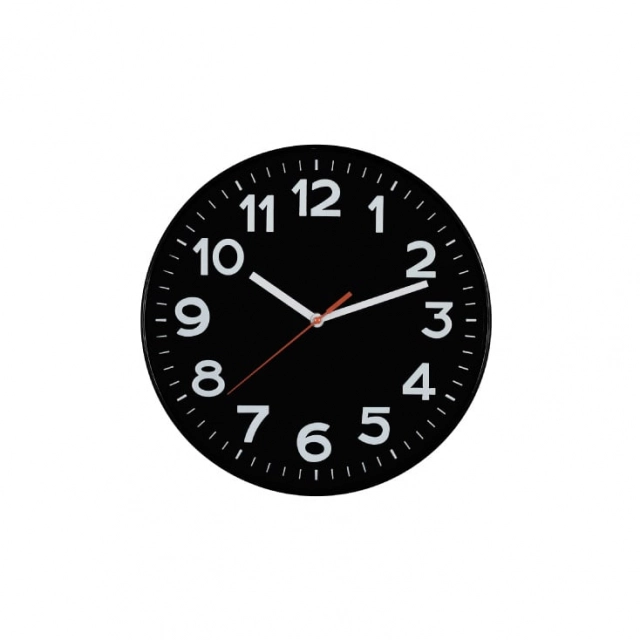 Analogni zidni sat 25cm AWC250BK