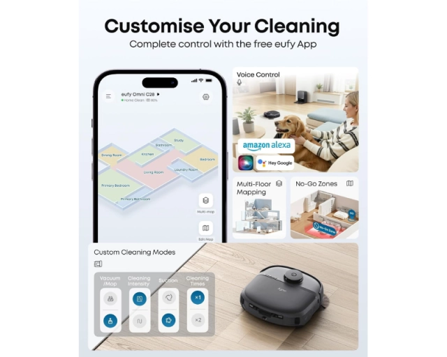 ANKER Eufy Omni C28 Robot Usisivač crni 