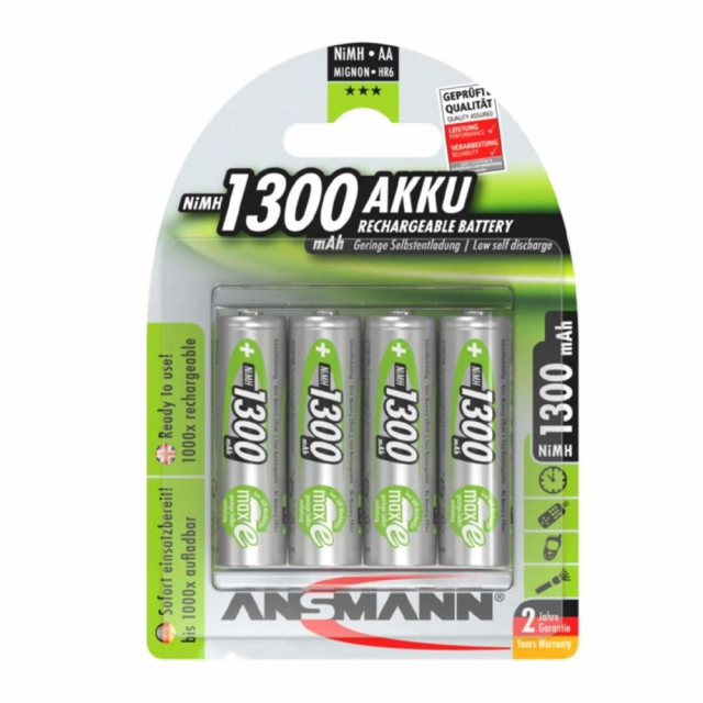 ANSMANN Baterija 1.2V 1300mAh AA NiMH blister 4kom
