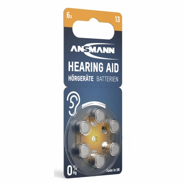 ANSMANN Baterija za slusni aparat PR-13 blister 6kom