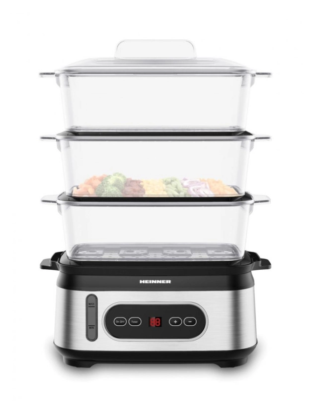 Aparat za kuvanje na pari HEINNER HSA-D950SS 3 posude/1,5l/950W