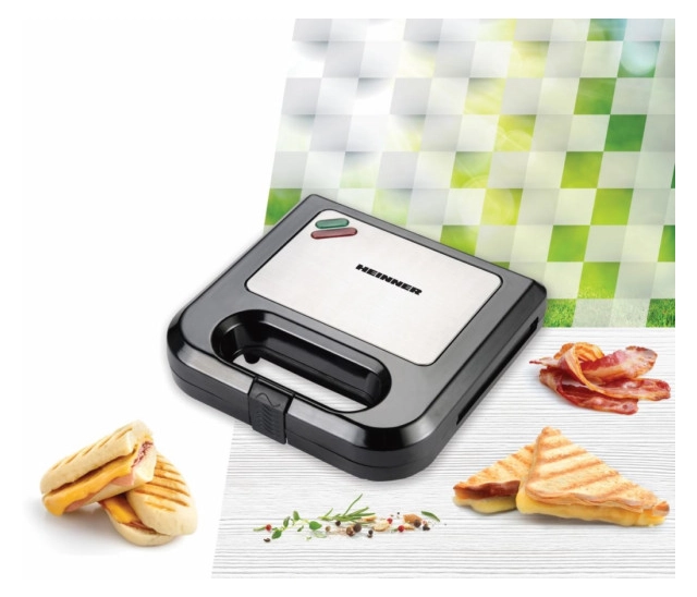 Aparat za sendviče HEINNER SM-K750BKS 750W/crni