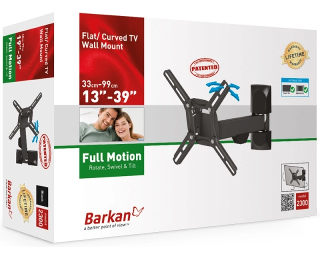 BARKAN 2300.B LCD TV zglobni zidni nosač do 39 inča 