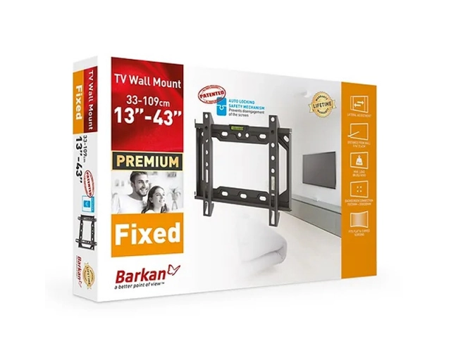 BARKAN E202+.B LCD TV zidni nosač do 43 inča 