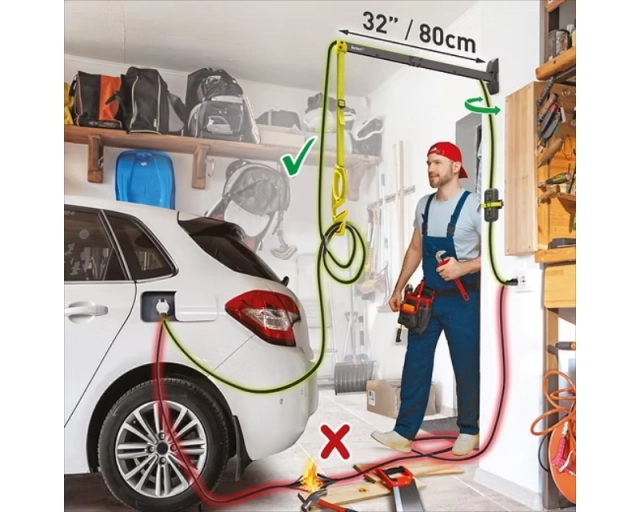 BARKAN EV80WM zidni nosač kabla za punjenje električnih vozila 80cm 