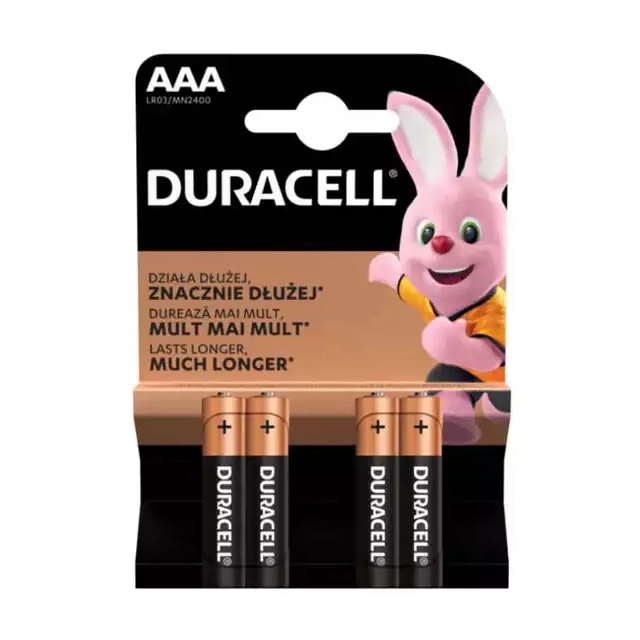 Baterija Duracell Basic LR3 AAA (pak 4 kom), nepunjiva