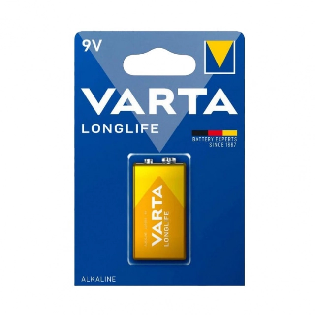 Baterija Varta 6LR61 Longlife 9V, nepunjiva