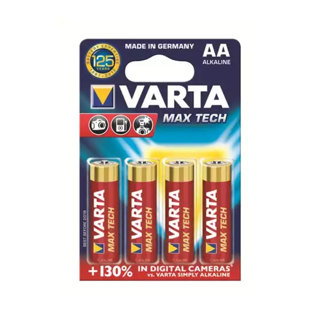 Baterija Varta LR6 Max Tech AA 1/4