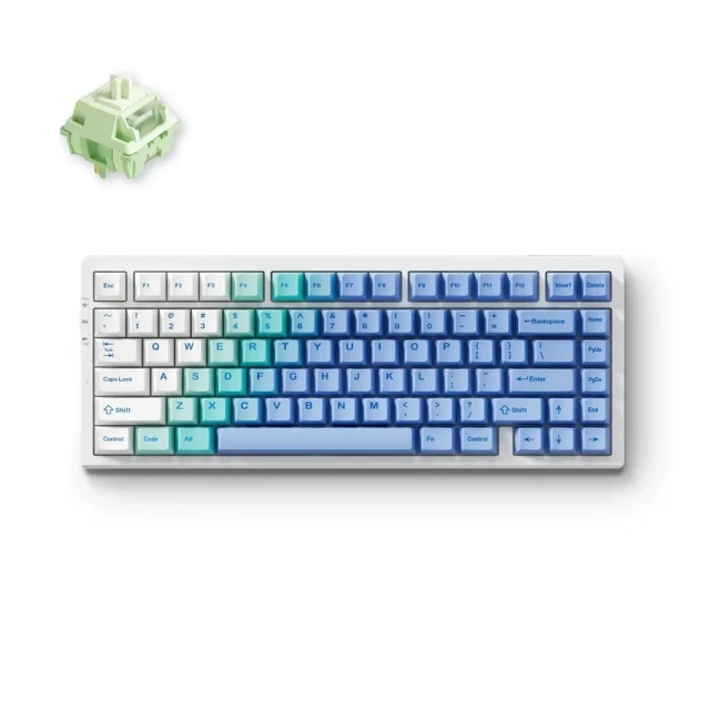 Bežična gaming tastatura MCHOSE G75 Pro Artic Snow/Matcha Latte switch/Mehanical