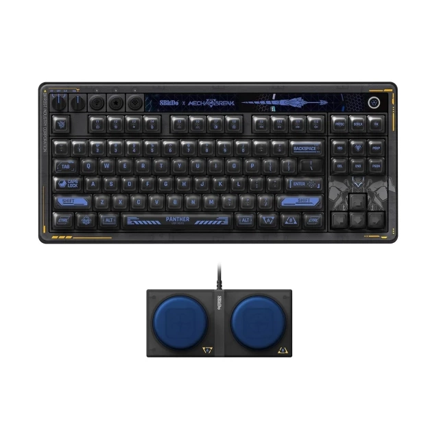 Bežična tastatura 8BitDo Retro 87/mehanička/RGB/MechaBREAK + Dual Super Buttons