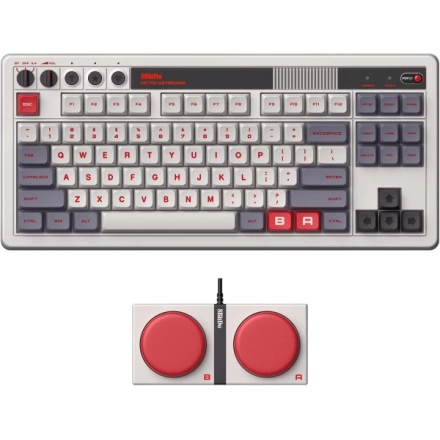 Bežična tastatura 8BitDo Retro 87/mehanička/RGB/N Edition + Dual Super Buttons