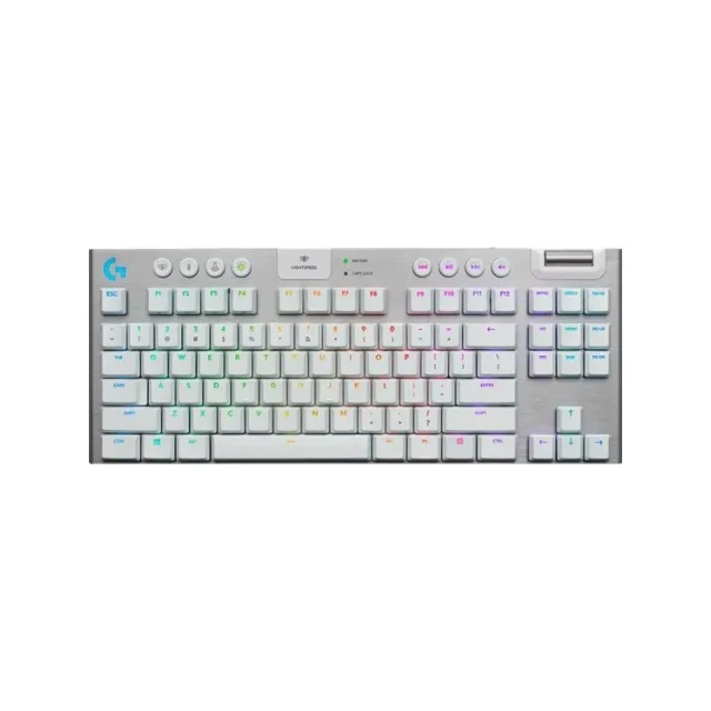 Bežična tastatura Logitech G915 X Lightspeed TKL LowProfile US White