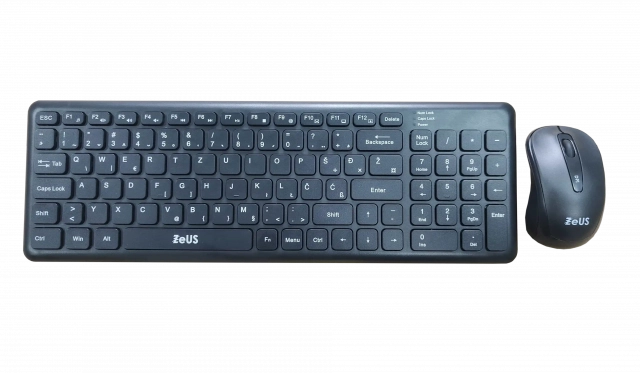 Bežična tastatura + miš Zeus Z300 Srb