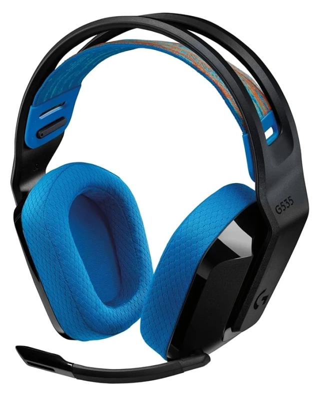 Bežične slušalice sa mikrofonom Logitech G535 Lightspeed Black-Blue 939-002219