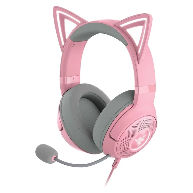 Bežične slušalice sa mikrofonom Razer Kraken Kitty V2 Pink