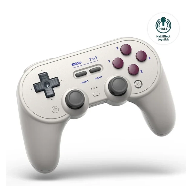 Bežični gamepad 8BitDo Pro 2 BT/2.4Ghz/Multi platform/Vibracija/Hall Effect/TMR/G Classic