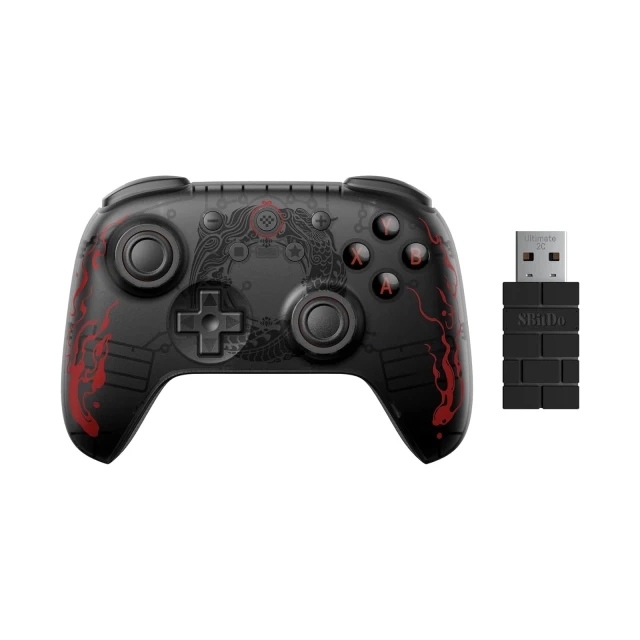 Bežični gamepad 8BitDo Ulitmate 2C Multi Platform/BT/2.4/Hall Effect/typeC/Black Myth Wukong edition