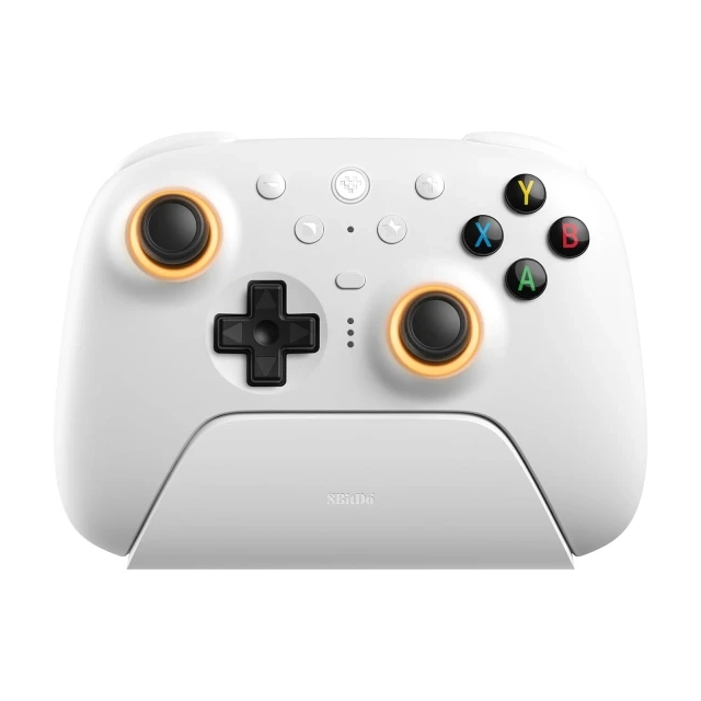 Bežični gamepad 8BitDo Ultimate 2 Multi Platfrom/TMR/HallEffect/Dock/RGB/Vibracija/White