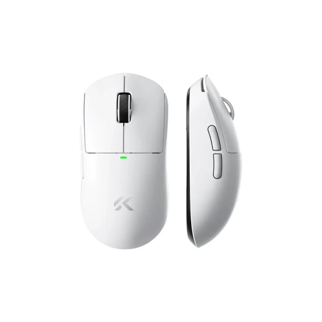 Bežični gaming miš MCHOSE A5 V3 Ultra White /PAW3395/8KHz pooling/Omron Mechanical