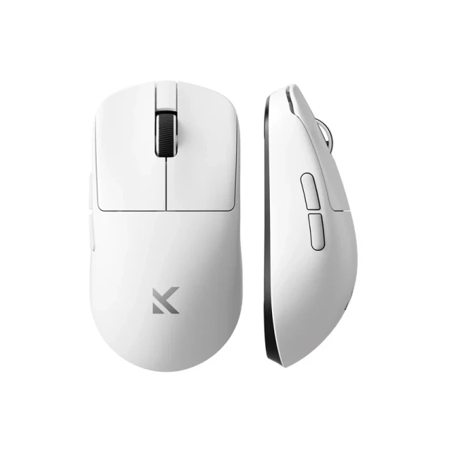 Bežični gaming miš MCHOSE L7 Ultra Plus White /PAW3395/8Hz pooling/Kalih Optical