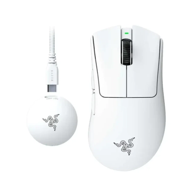 Bežični gaming miš RAZER DeathAdder V4 Pro white RZ01-05330200-R3G1