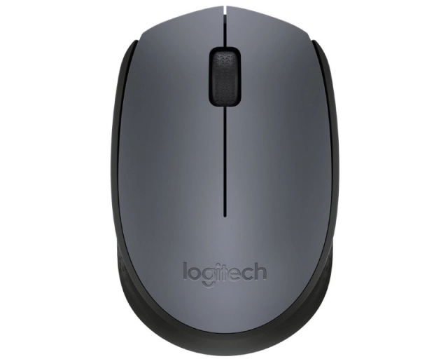 Bežični miš Logitech M170 1000dpi, sivi - optički