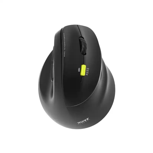 Bežični miš Port Designs Ergonomic 2.4 GHz Bluetooth punjivi