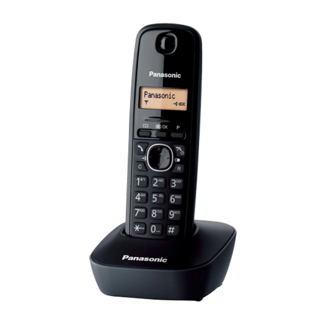 Bežični telefon Panasonic KX-TG 1611 FXH Crni