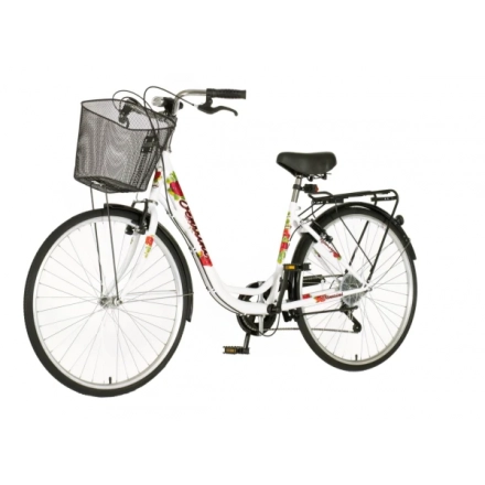 Bicikla city Vennsini diamante 26/V-BRAKE/6 brzina/sa korpom/belo crvena