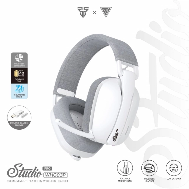 Bluetooth slusalice Fantech WHG03 PRO Studio Pro bele