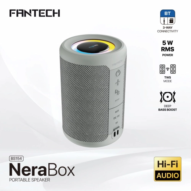 Bluetooth zvucnik Fantech BS154 NeraBox sivi